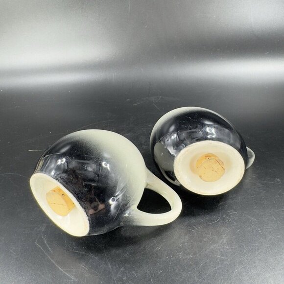 Crown Potteries Co Evansville Indian Pottery Salt Pepper Shaker Set USA HandMade - Picture 5 of 13